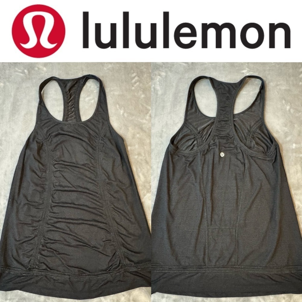 lululemon athletica Sleek Black Tank Top

#142